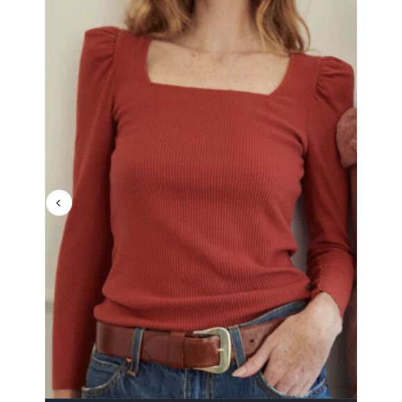 Nation LTD Leighton Top, Brick House Square Neck Size Medium $148 - Picture 5 of 5